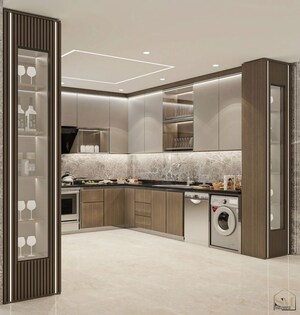 Kitchen in 1 BHK Apartment at Indo Ashtha Buoyancy, Borivali East – for Sale
