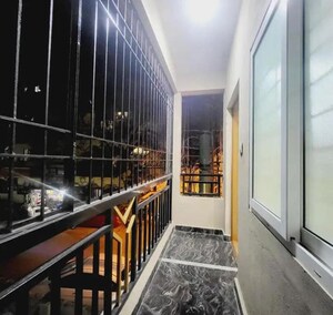 Balcony in 2 BHK Builder Floor at Swastika Residency Indiranagar, Indiranagar – for Rent