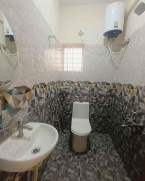 Bathroom in 2 BHK Builder Floor at Swastika Residency Indiranagar, Indiranagar – for Rent