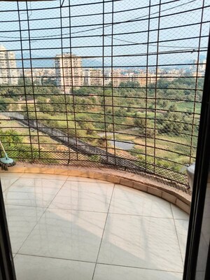 Balcony in 2 BHK Apartment at Airoli Sector 8a – for Rent