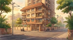  Apartment – Exterior View View at Navghar Gaon - for Sale