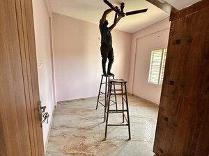 Staircase in 2 BHK Builder Floor at Poorna Pragna Layout – for Rent