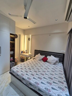 Bedroom in 1 BHK Apartment at Neelkanth Sunberry, Ghansoli – for Rent