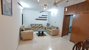 Living Room in 3 BHK Builder Floor at Saket – for Rent