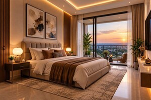 Bedroom in 1 BHK Apartment at Riddhi Rajendra Nagar Swagat CHS, Borivali East – for Sale