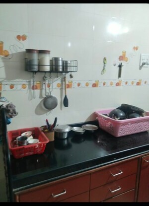 Kitchen in 1 BHK Apartment at Raheja Complex Majiwada, Majiwada – for Sale