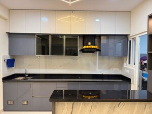 Kitchen in 3 BHK Apartment at Hallmark Treasor, Narsingi – for Rent