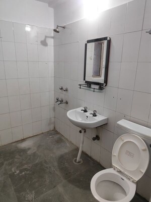 Bathroom in 3 BHK Apartment at Puri PP City Centre, Pitampura – for Rent