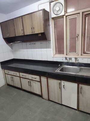 Kitchen in 3 BHK Apartment at Puri PP City Centre, Pitampura – for Rent