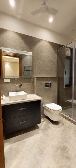 Bathroom in 4 BHK Builder Floor at Greater Kailash ii – for Rent