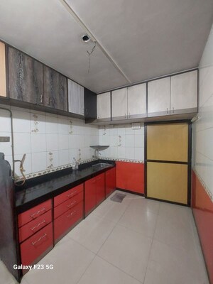 Kitchen in 1 RK Apartment at Nagari Niwara CHS, Goregaon East – for Rent