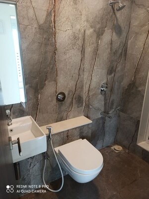 Bathroom in 1 RK Apartment at Rustomjee Bella Phase 1, Bhandup West – for Sale