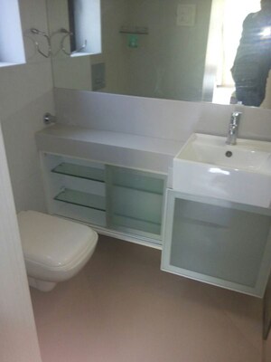 Bathroom in 2 BHK Apartment at Dindoshilla Apartment, Khar West – for Rent