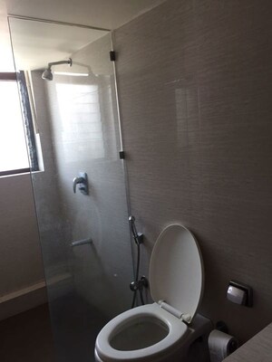 Bathroom in 2 BHK Apartment at Dindoshilla Apartment, Khar West – for Rent
