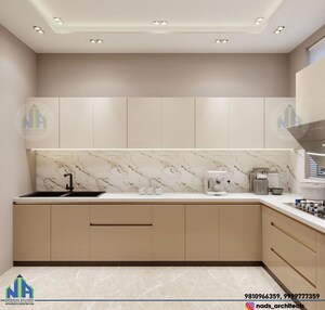 Kitchen in 4 BHK Independent House at Sector 19 – for Sale