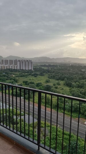 Balcony in 3 BHK Apartment at Runwal My City Phase II Cluster 05, Dombivli East – for Rent