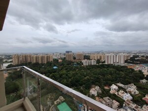 Balcony in 3 BHK Penthouse at Bhartiya Nikoo Homes Phase 2, Thanisandra Main Road – for Sale
