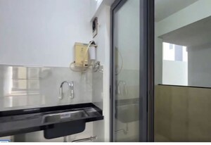 Bathroom in 3 BHK Apartment at Sankalp Residency Baner, Baner – for Rent