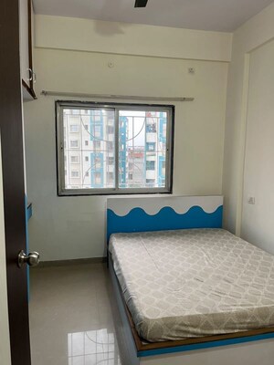Bedroom in 2 BHK Apartment at Veddant Ganesh Vishwa, Ravet – for Rent