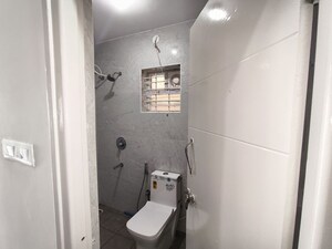 Bathroom in 1 BHK Builder Floor at Yemalur – for Rent