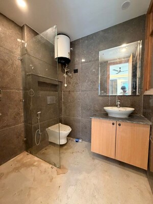 Bathroom in 3 BHK Builder Floor at Saket – for Rent