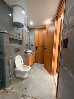 Bathroom in 3 BHK Builder Floor at Saket – for Rent