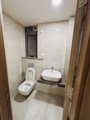 Bathroom in 3 BHK Apartment at Prestige Siesta, Mulund West – for Rent