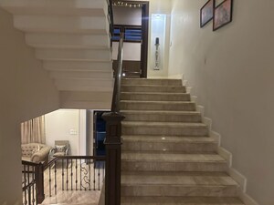 Staircase in 6 BHK Independent House at Jubilee Hills – for Rent