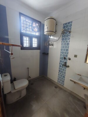 Bathroom in 3 BHK Builder Floor at Sukhdev Vihar – for Rent