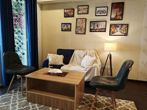 Living Room in 1 BHK Apartment at Sunworld Arista, Sector 168 – for Sale