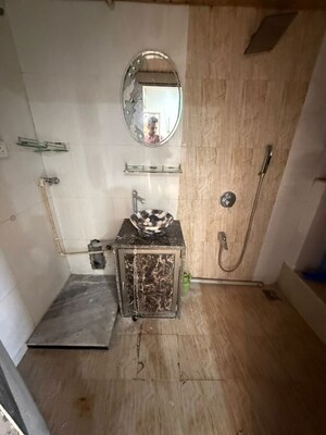 Bathroom in 2 BHK Apartment at Nirban Bismillah Heights, Nagpada – for Sale