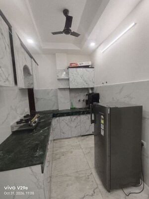 Kitchen in 2 BHK Builder Floor at Ramesh Nagar – for Rent