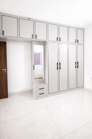 Building Lobby in 3 BHK Apartment at Prestige Beverly Hills, Kokapet – for Rent