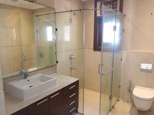 Bathroom in 4 BHK Builder Floor at Vasant Vihar – for Rent