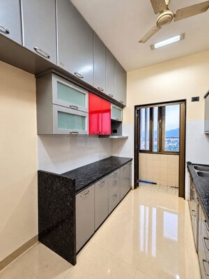 Kitchen in 3 BHK Apartment at Satellite Tower, Goregaon East – for Rent