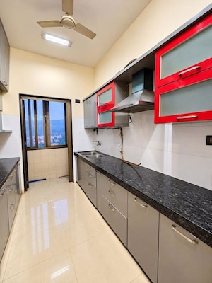 Kitchen in 3 BHK Apartment at Satellite Tower, Goregaon East – for Rent