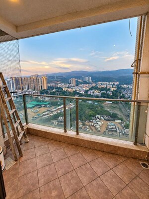 Balcony in 3 BHK Apartment at Satellite Tower, Goregaon East – for Rent