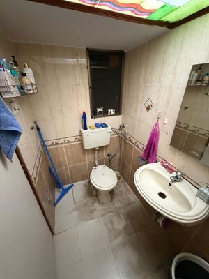 Bathroom in 1 BHK Apartment at DSS Mahavir Majestik, Kanjurmarg East – for Rent