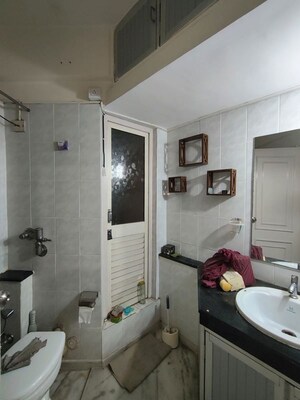 Bathroom in 2 BHK Apartment at Hiranandani Gardens Florentine, Powai – for Rent